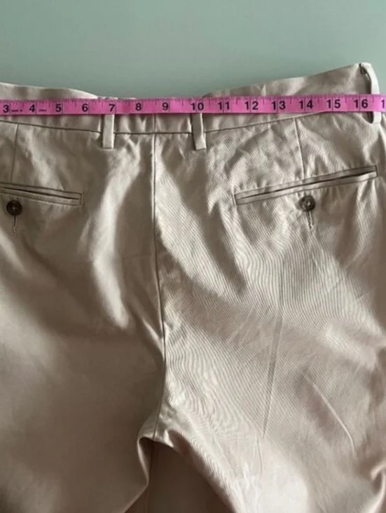 J.Crew Women Pants Bowery Slim-Fit Chino Dress Pants in British Khaki 100% Cotto - Picture 3 of 15